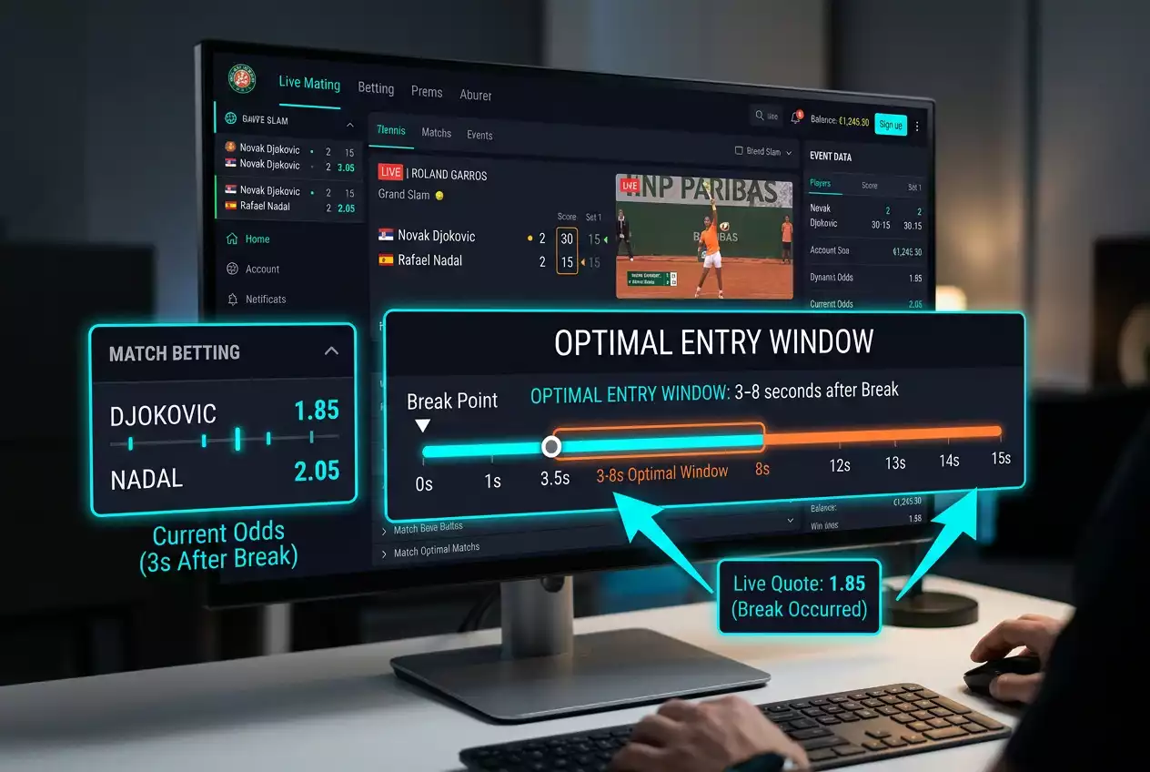 Darts Break of Throw Wett-Trigger im Live-Markt: optimales Einstiegstiming nach einem Momentum-Shift