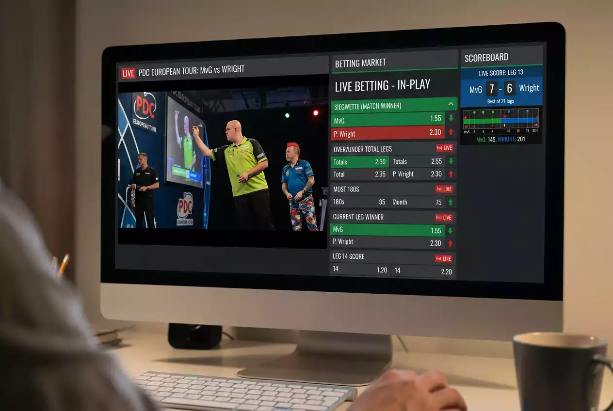 PDC Live-Wetten bei der European Tour: In-Play-Märkte und Quotendynamik bei kleineren Events