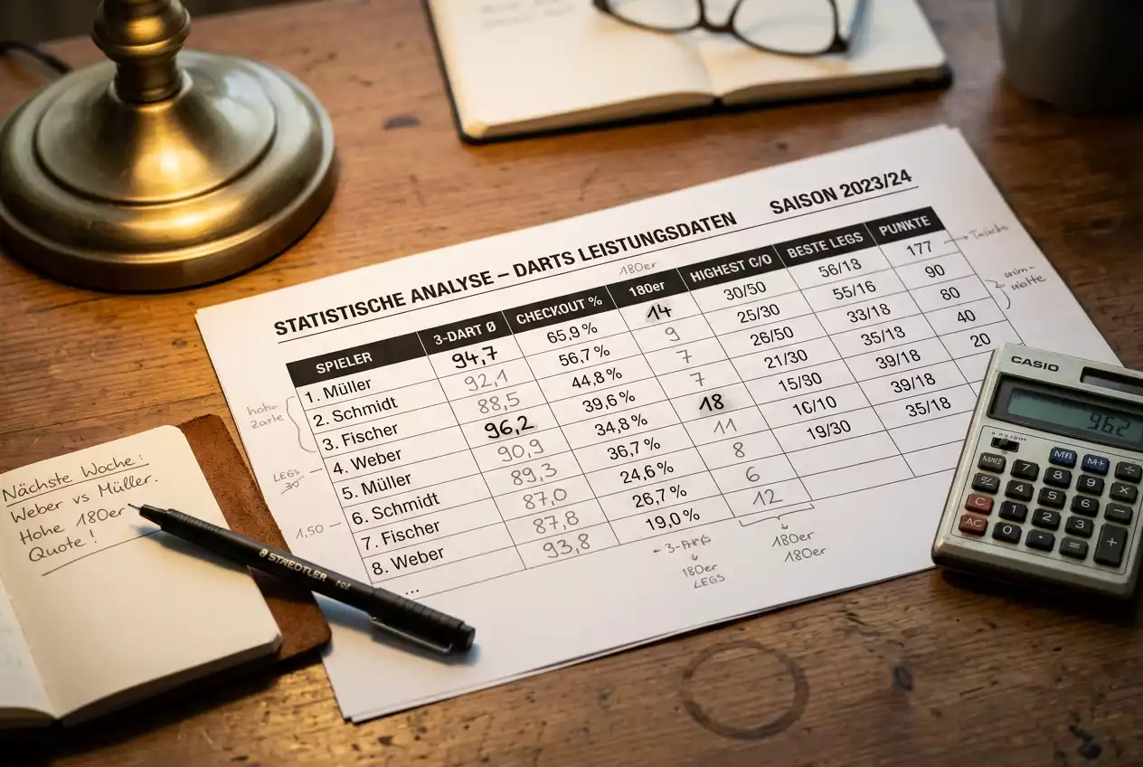 Darts 3-Dart-Average und Checkout-Quote als Live-Entscheidungsfaktoren für In-Play-Strategien