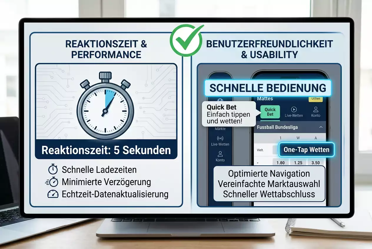 Geschwindigkeit und UX der Darts Wetten App 2026 – Kriterien für die Bewertung mobiler Wettanbieter