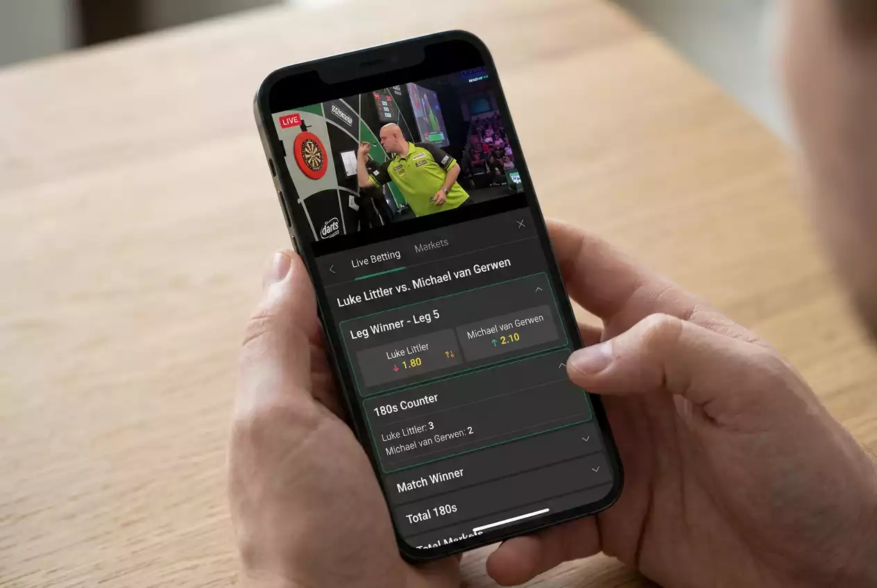 Live-Stream-Integration in der Darts Wetten App – PDC-Übertragung direkt auf dem Smartphone nutzen