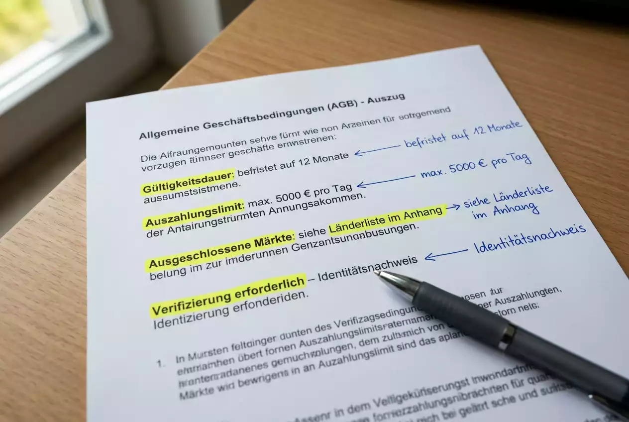 Wichtige AGB-Klauseln bei Darts Wetten Bonusangeboten 2026 – Umsatzbedingungen und Einschränkungen
