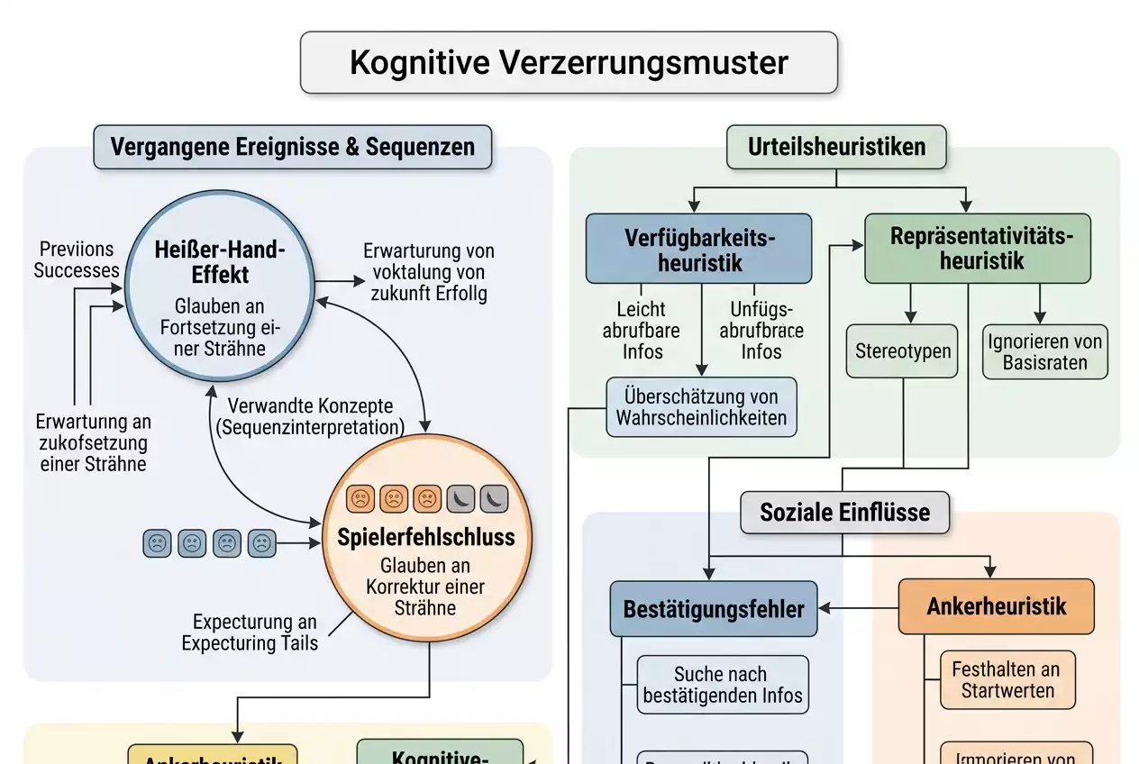 Kognitive Verzerrungen beim Darts Wetten wie Confirmation Bias und Hot-Hand-Effekt bei Live-Wetten