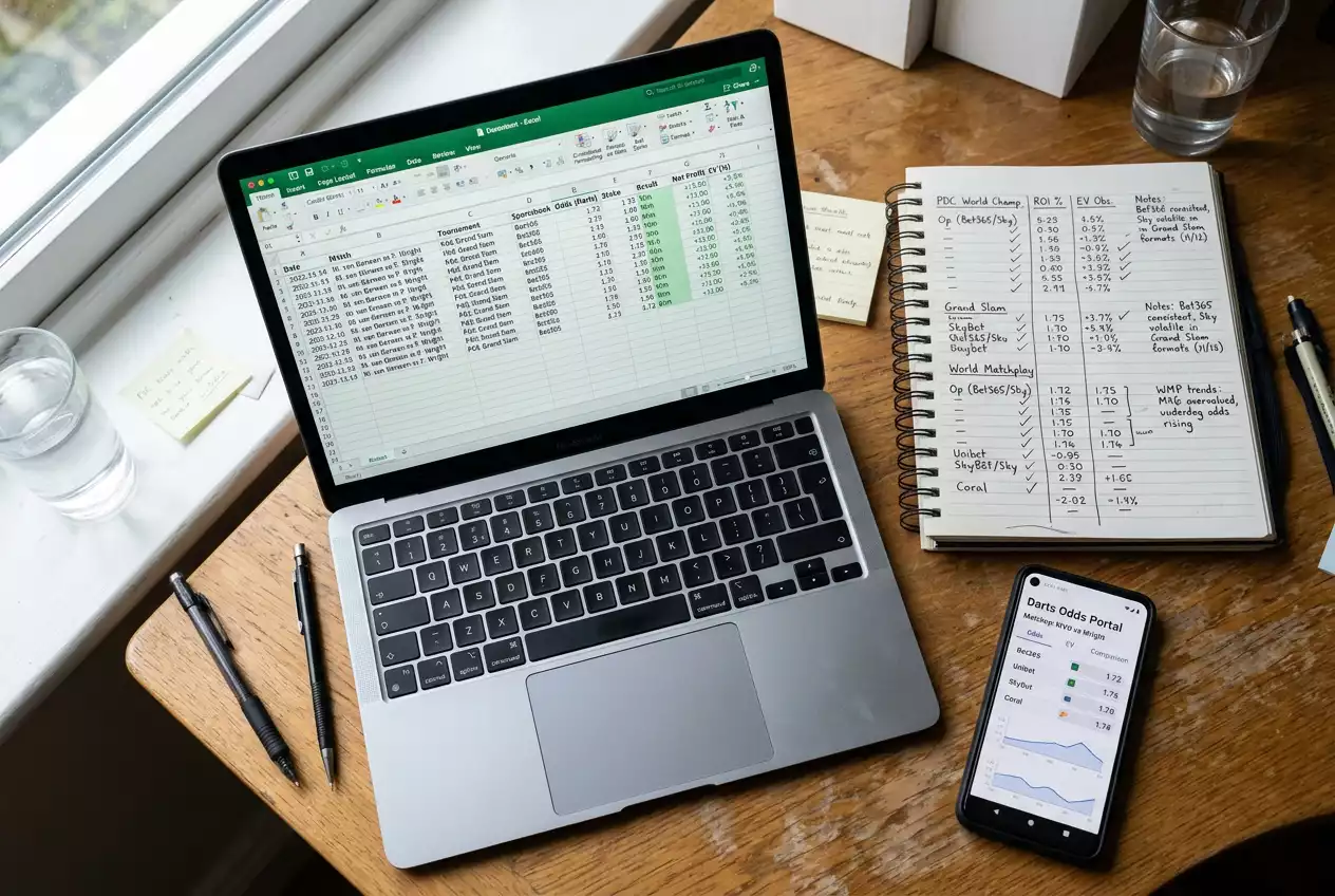 Praxistools für den Darts Wetten Quotenvergleich: Odds-Portale und eigene Tracking-Methode