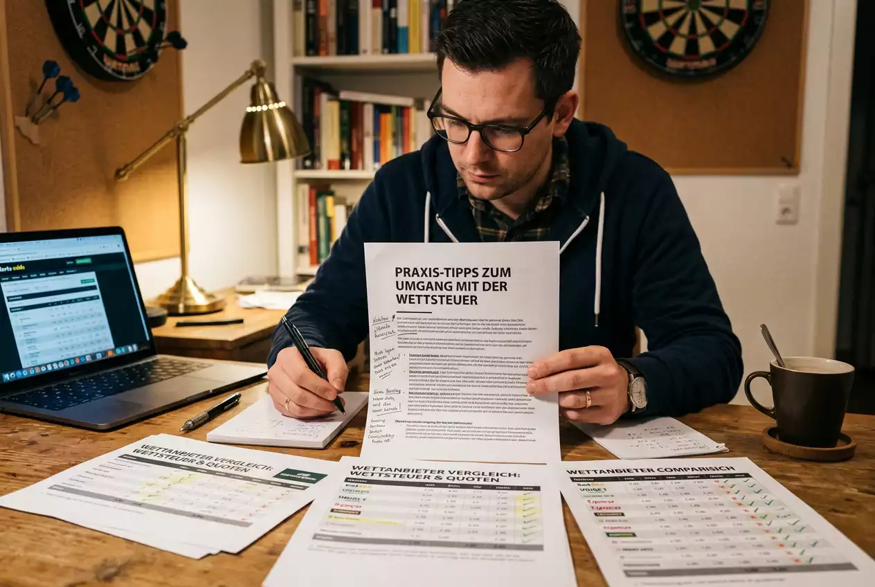 Praxis-Tipps zum Umgang mit der Darts Wettsteuer beim Live-Wetten – Strategien für Sportwetter in Deutschland
