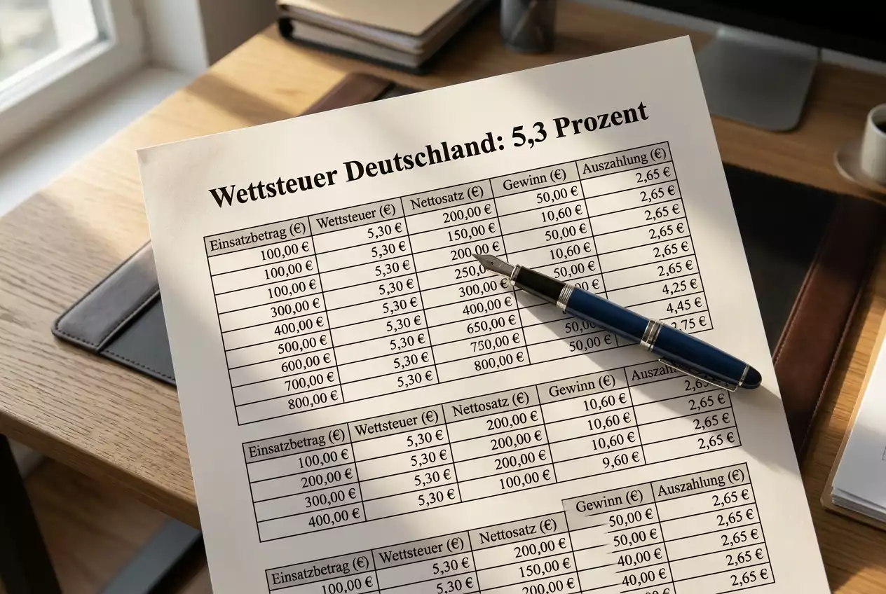 Grundlagen der Darts Wettsteuer in Deutschland – 5,3 Prozent Einsatzsteuer auf Sportwetten seit 2012