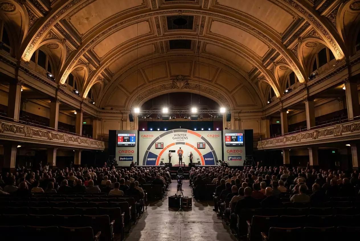 World Matchplay Turnierbühne in Blackpool – Wettatmosphäre und Publikumsstimmung als Wettfaktor