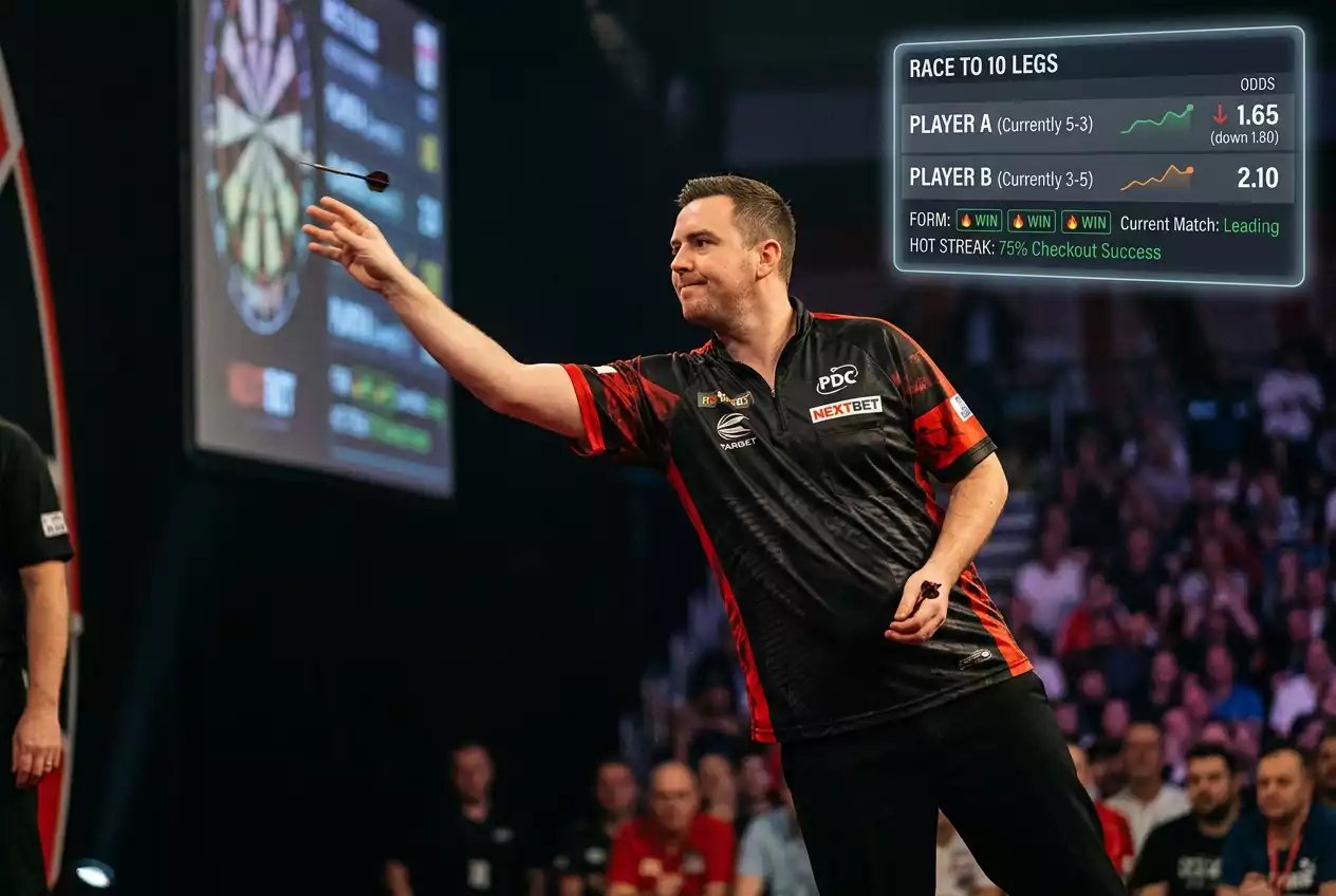 Value-Analyse bei Race-to-X Darts Wetten: Wann der Markt Ineffizienzen zeigt