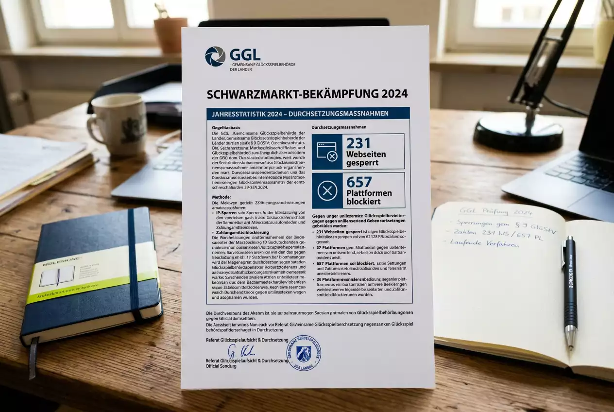GGL Maßnahmen gegen Schwarzmarkt-Sportwetten in Deutschland – Webseiten-Blockierungen und Strafverfolgung 2024